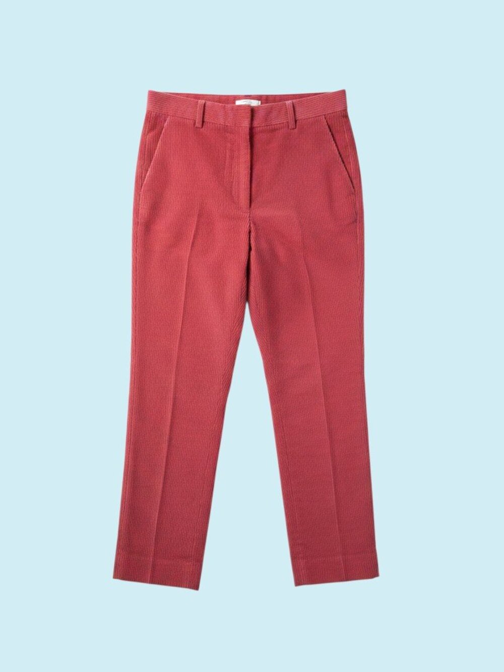 Max Mara Weekend Jedy Corduroy Pants Size 0 Pink Slim Cigarette FitW113 Stretch